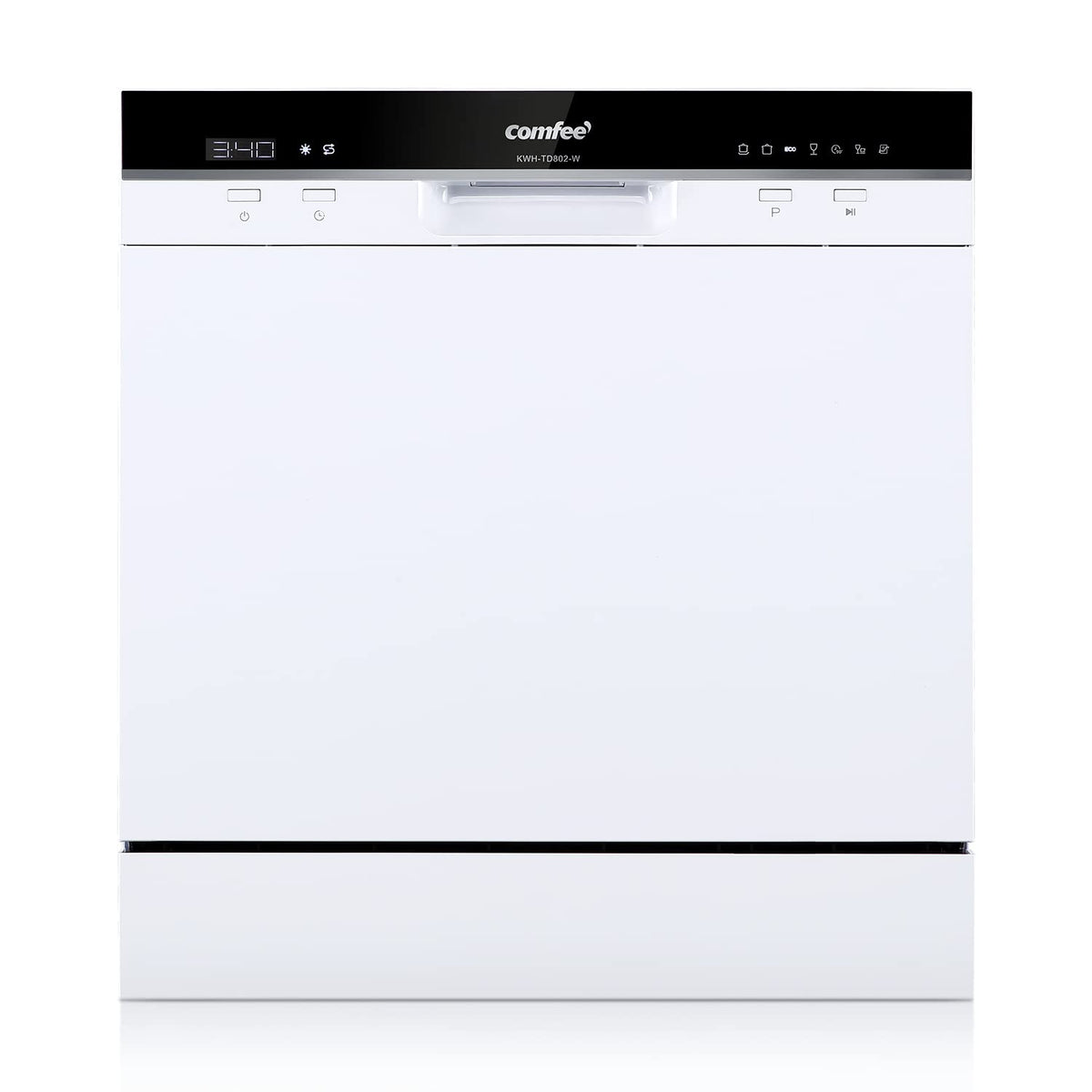 Freestanding Dishwasher 13 Place Settings 6 Programmes White Auto Door Open
