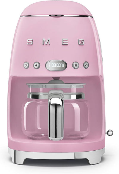 Drip Coffee Machine 1.4L 10 Cups Programmable Timer Pink