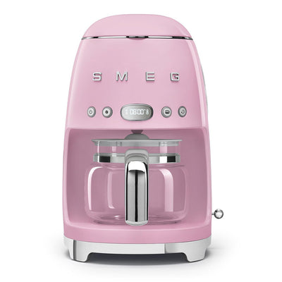 Drip Coffee Machine 1.4L 10 Cups Programmable Timer Pink