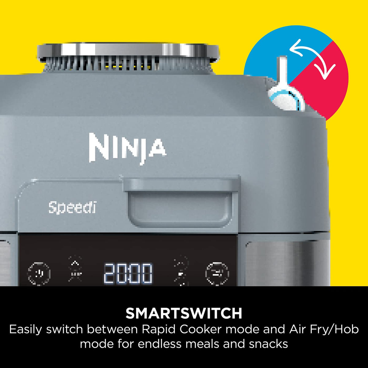 Ninja Speedi 10-in-1 Rapid Cooker, Air Fryer and Multi Cooker, 5.7L, Meals for 4 in 15 Minutes